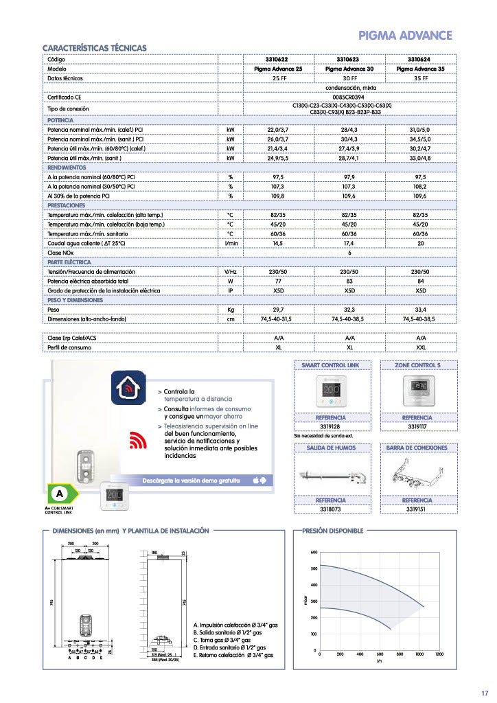 Chaffoteaux - Pigma Advance