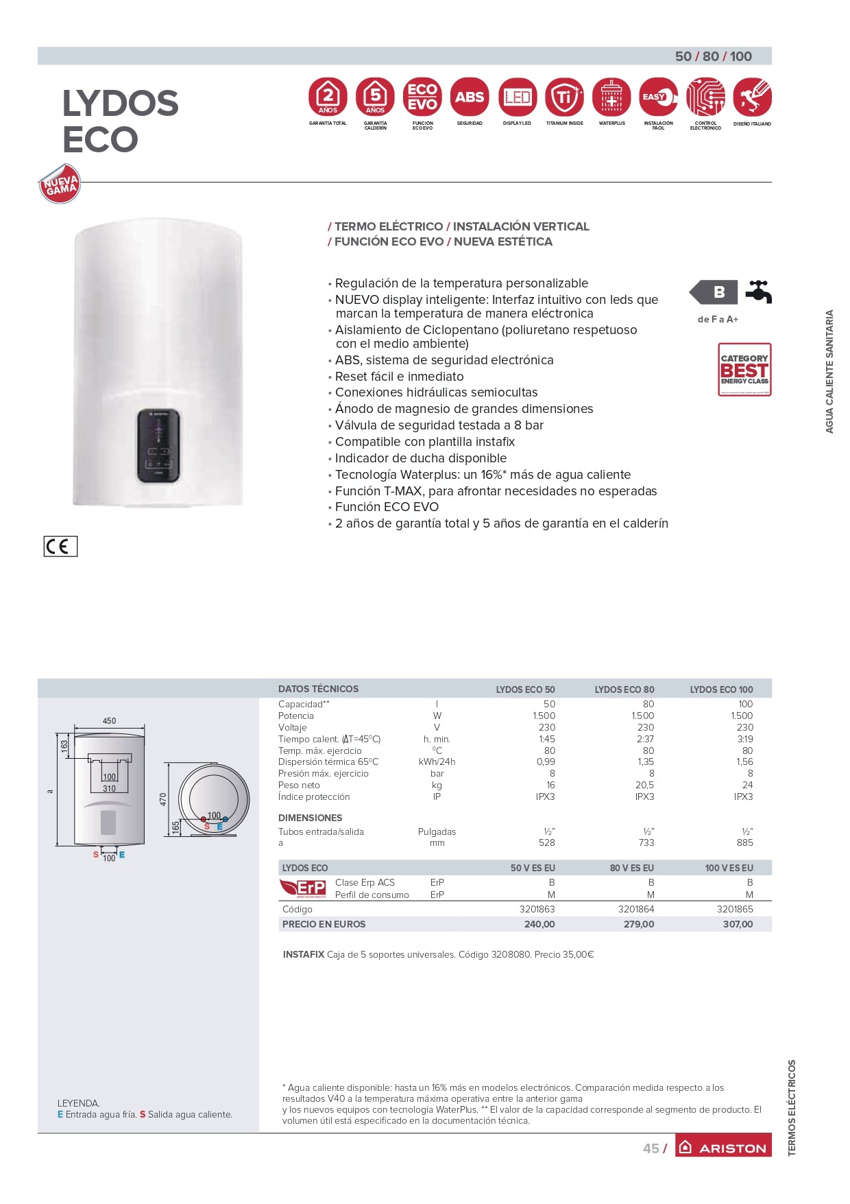 Ariston - LYDOS ECO (Vertical)