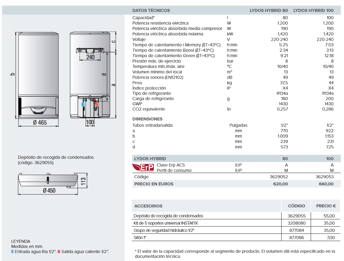 Ariston - Lydos Hybrid 80 L