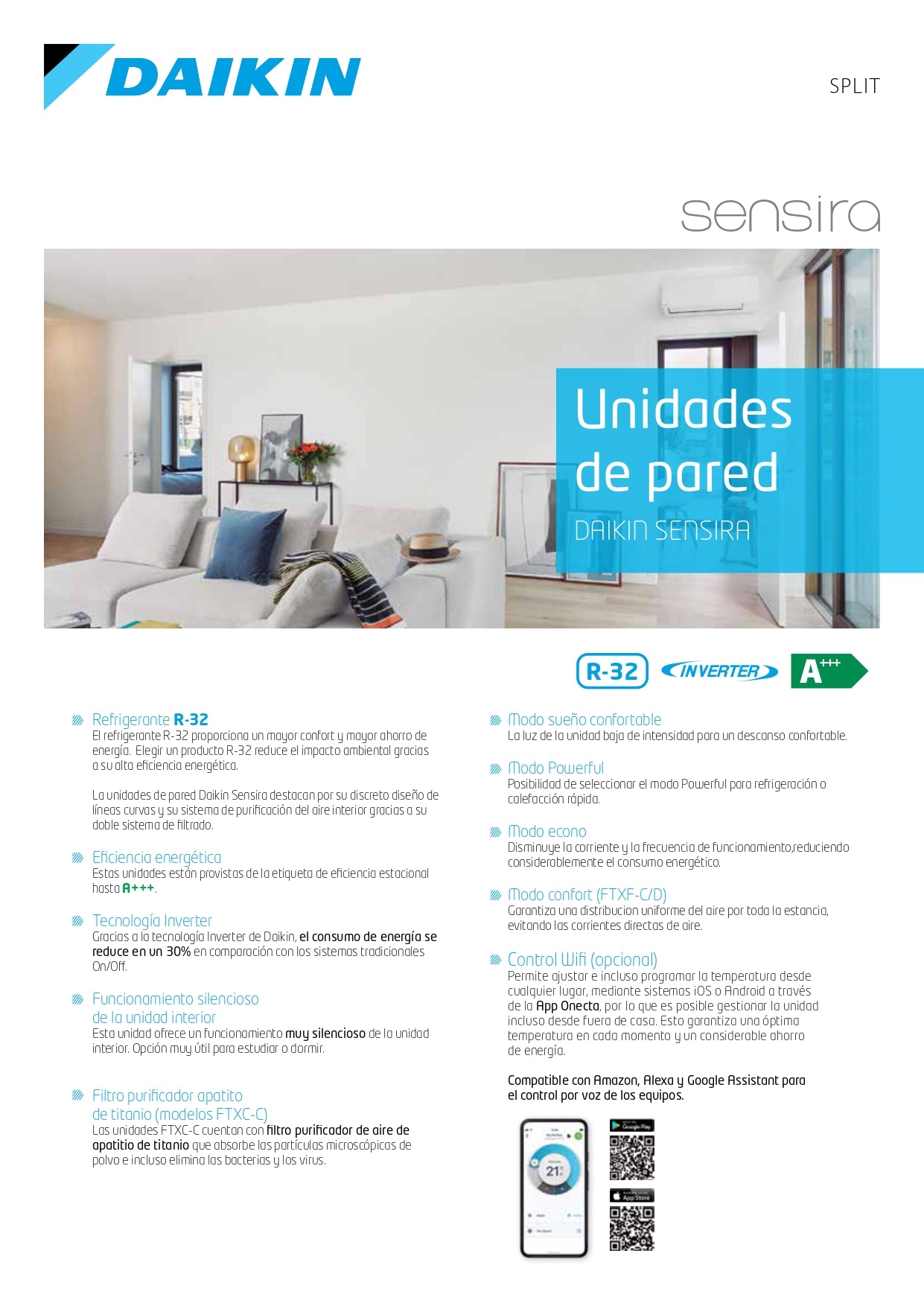 Daikin - Sensira kit inverter FTXF