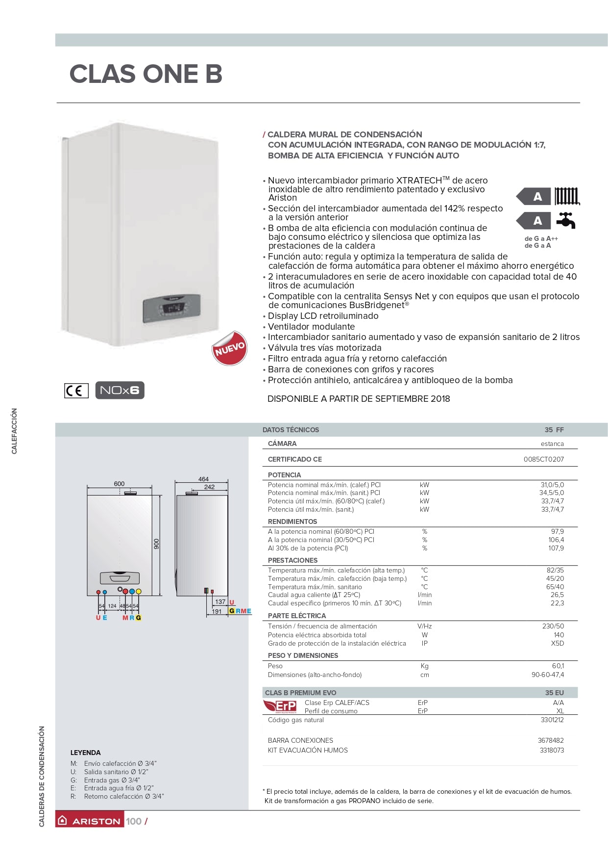 Ariston - Clas One B Wifi